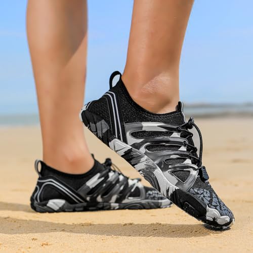 Barefoot Shoes Men Grounding Shoes for Women Water Shoe for Men&Women Wide Toe Box Quick Dry Minimalist Zero Drop Lightweight Shoe Non-Slip Footwear for Beach, River, Pool & Hiking4