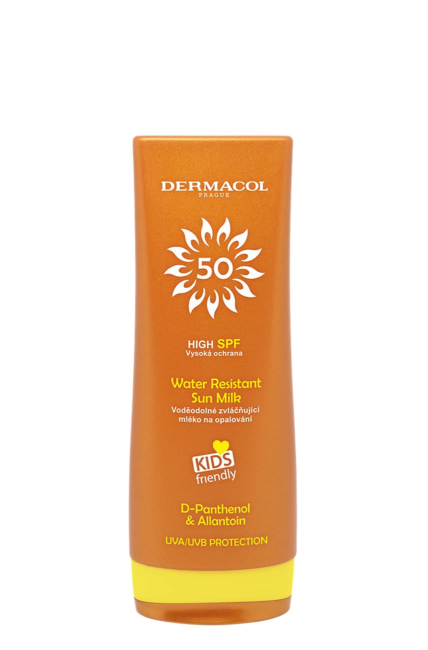 DermacolSUN Water Resistant Sun Milk SPF 50 flip-top - 200 ml
