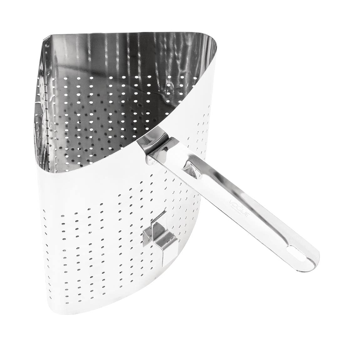 Vogue Panier cuit-pâtes inox, couleur argent, Taille : 233 (H) x 210 (L) x 325 (P) mm, contient, cuit et égoutte les pâtes ou blanchit les légumes, usage professionnel et domestique, DM058