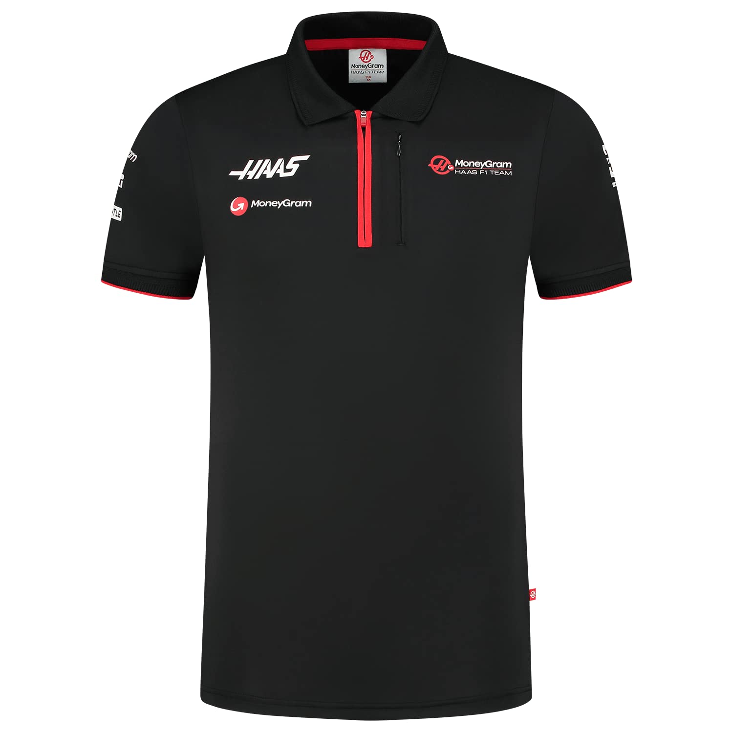 CMC MotorsportsHaas Racing F1 2023 Men's Team Fitted Polo Shirt