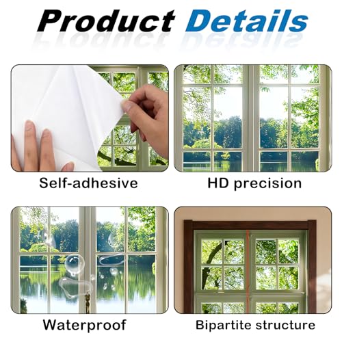 Image of Nuxovilar Lake View Door Stickers Peel Stick PVC 30.3x78.7 Inches