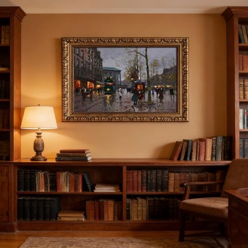 Toile Paris Boulevard de la Madeleine déco murale bureau chic - 5