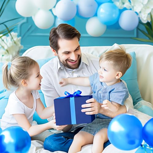 Image of Simetufy Blue Tissue Paper for Gift Bags, 115 Sheets, 14 x 20 Inches, 3 Colors, Ideal for Independence Day, Wedding, Birthday, DIY Crafts