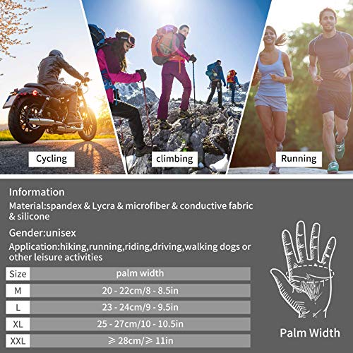 EDOTON Inverno di spessore Caldo Toccare Schermo