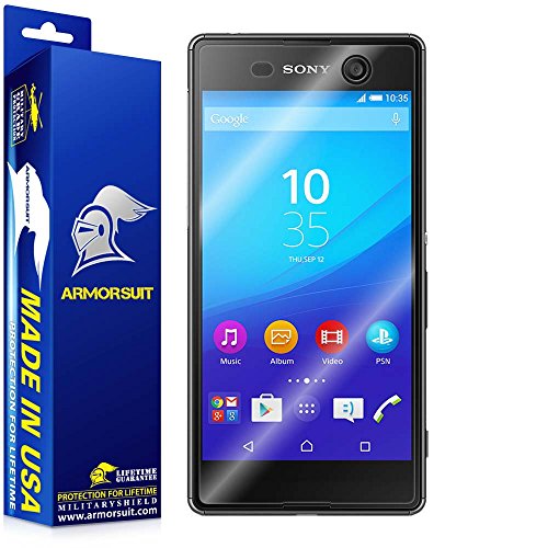 ArmorSuit MilitaryShield [Case Friendly] Screen Protector for Sony Xperia M5 - Anti-Bubble HD Clear Film