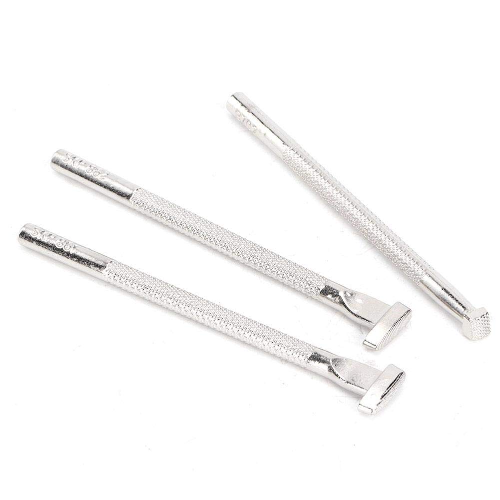 HEEPDD 12 Pezzi Strumento Timbro in Pelle, Strumenti Incisione Goffratura Pelle Set per Fabbricazione Selle Lavorazione Artigianale Pelle