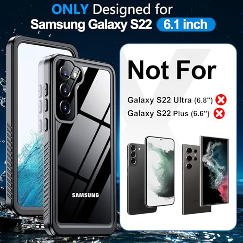 MOZOTER for Samsung Galaxy S22 Case Waterproof with Clear Sound by MOZOTER - Used condition - US$10.58