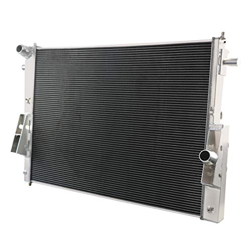 CoolingSky 4 Row All Aluminum Radiator for 2008-2010 Ford F250 /F350 /F450 Super Duty 6.4L Diesel Powerstroke Truck - Direct Replacement
