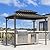 PURPLE LEAF 6' X 9' Hardtop Grill Gazebo for Patio Permanent Metal Roof with 2 Side Shelves Deck Yard Tent Aluminum Garden Outside Sun Shade Outdoor BBQ Canopy