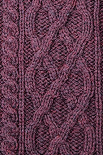 Image of Aran Crafts Men's Irish Soft Cable Knitted Zip Neck Jacket (100% Merino Wool)