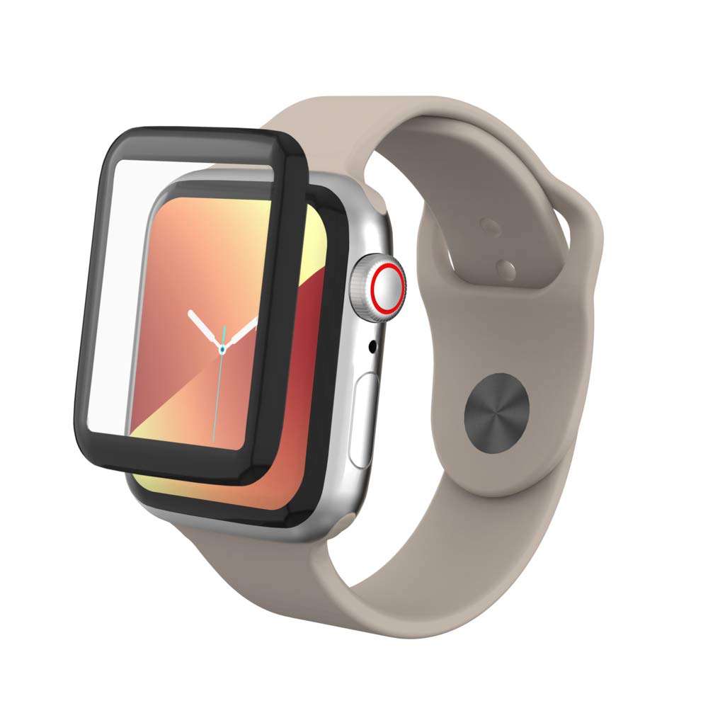 InvisibleShield Glass Fusion - Engineered Hybrid Glass - Case Friendly Screen - Made for Apple Watch (38mm) Series 1/2/3