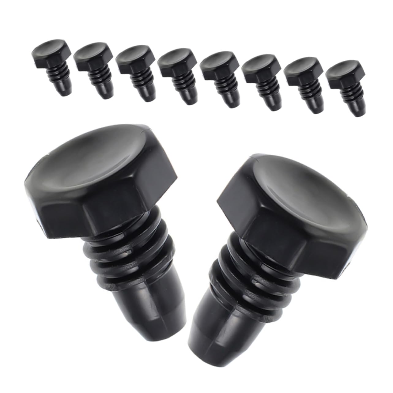 HANABASS Pool End Protectors 10pcs Non-Slip Billiard Tail Covers Billiards Rod Protective Covers Snooker Supply