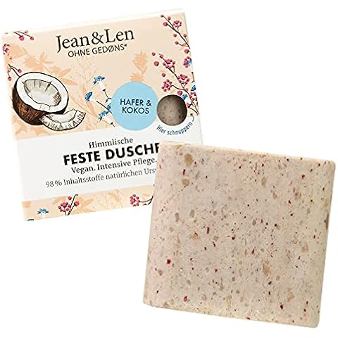 Jean & Len Ducha de Avena y Coco, Gel de Ducha Sólido Cover