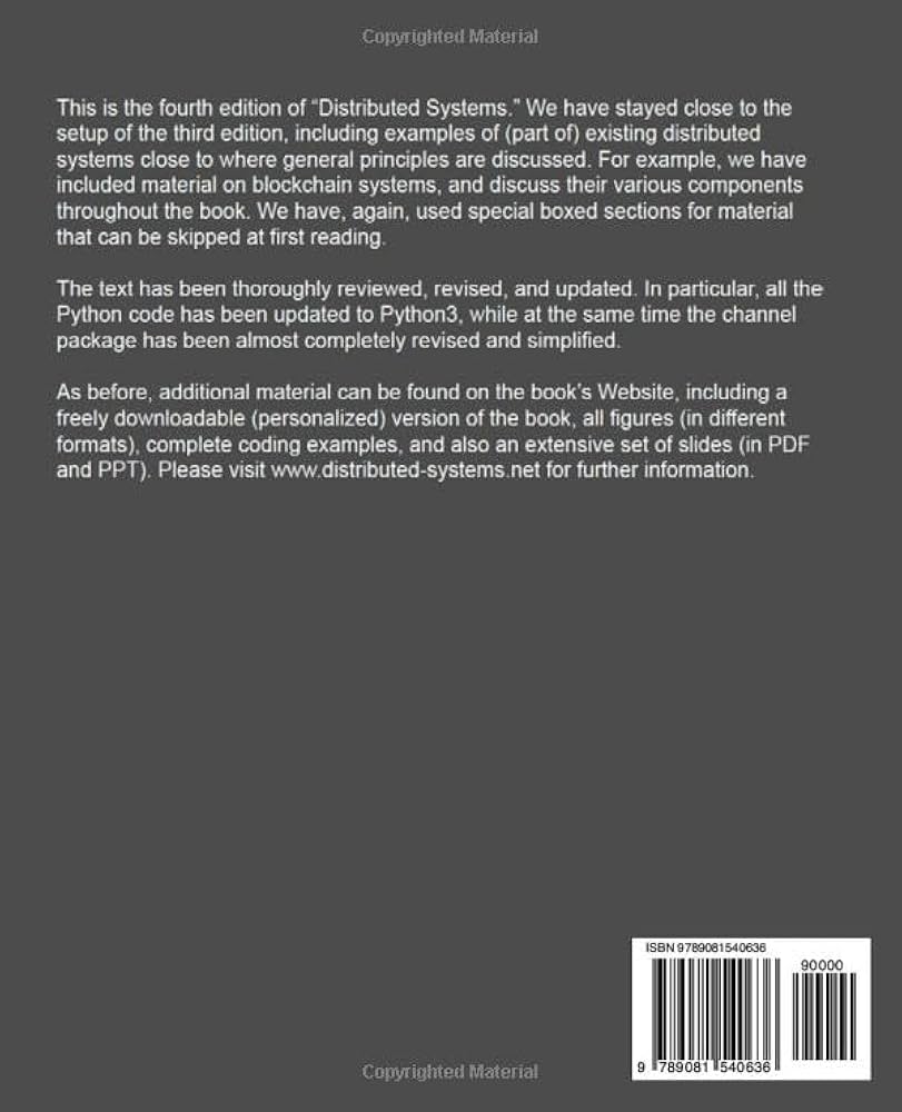 洋書 DISTRIBUTED SYSTEMS Distributed Systems: 9781543057386: Computer Science Books