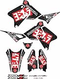 Black/Red Graphics Kit Fits Suzuki Yoshi Drz400 Drz400s Drz400sm