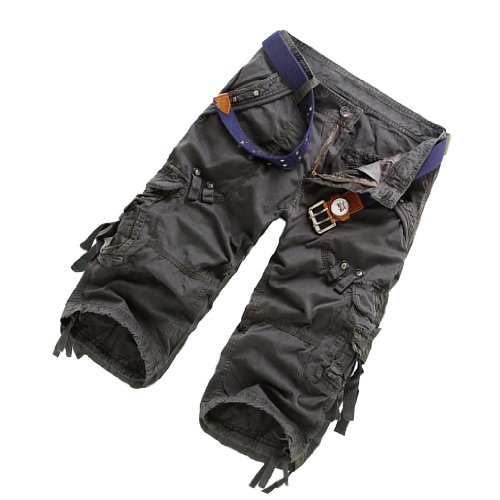 DEHANG - Pantalón corto - para hombre Gris Dark Gray Talla:32