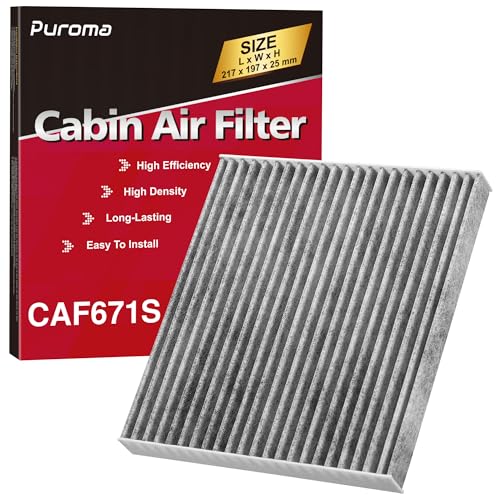 Puroma Cabin Air Filter with Activated Carbon, Replacement for CF...