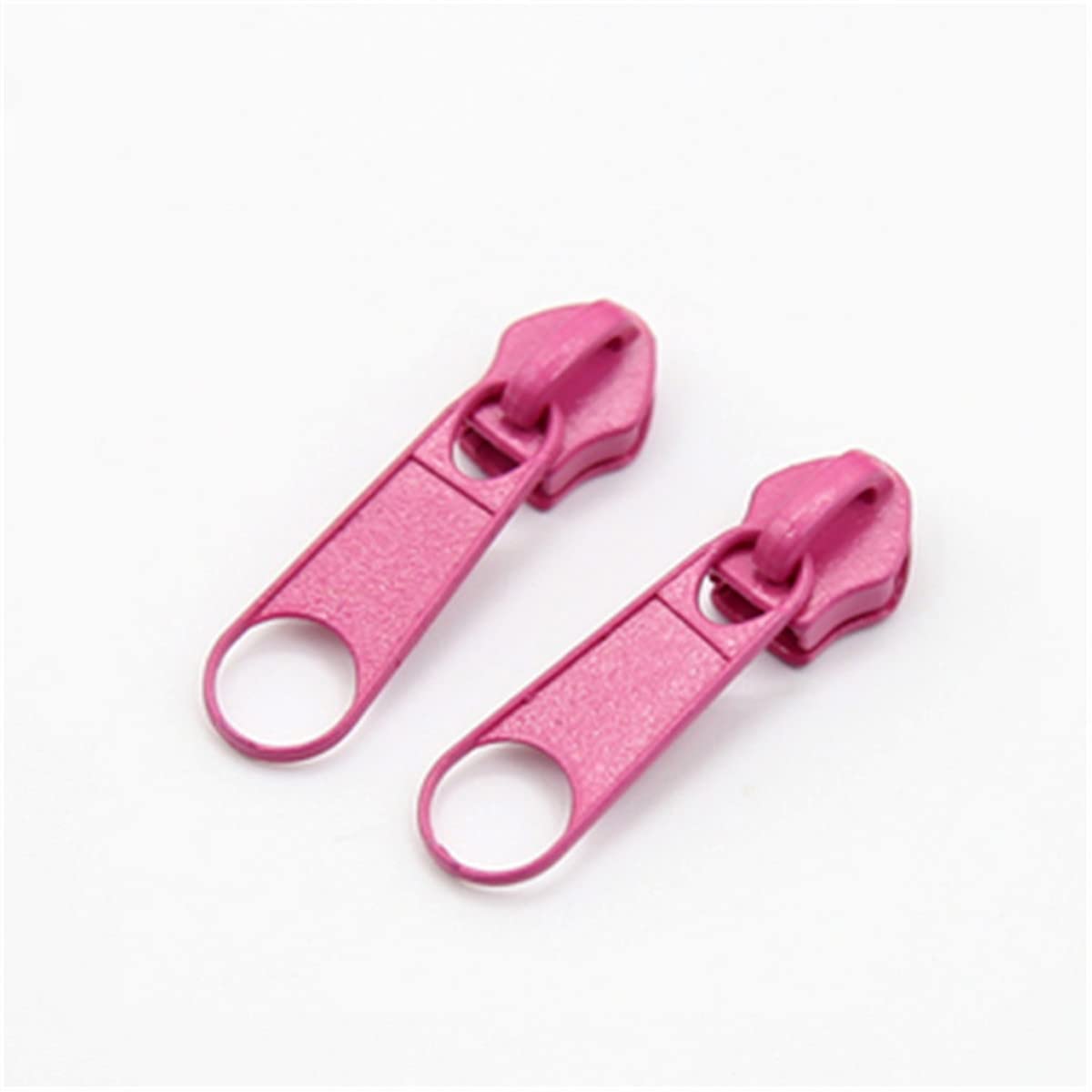 ECYC Ltd 30Pcs #5 Zipper Slider Repair Zipper Metal Pull Replacement Sliders Zippers Head for Nylon Coil Zipper Replacement Repair, Sewing Crafts,