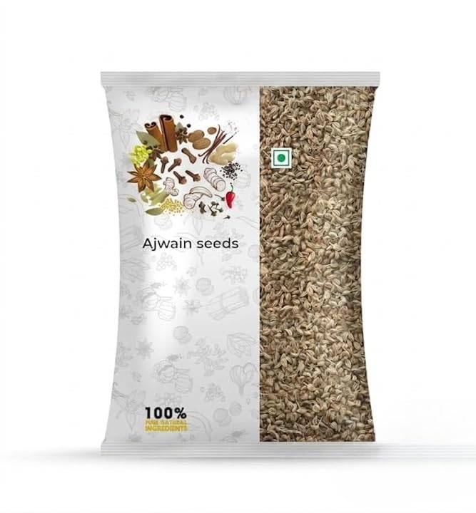 Ajwain Seeds 100gm | Natural Whole Spices Carrom Seeds | Natural om kalu with No Preservatives and No Additives