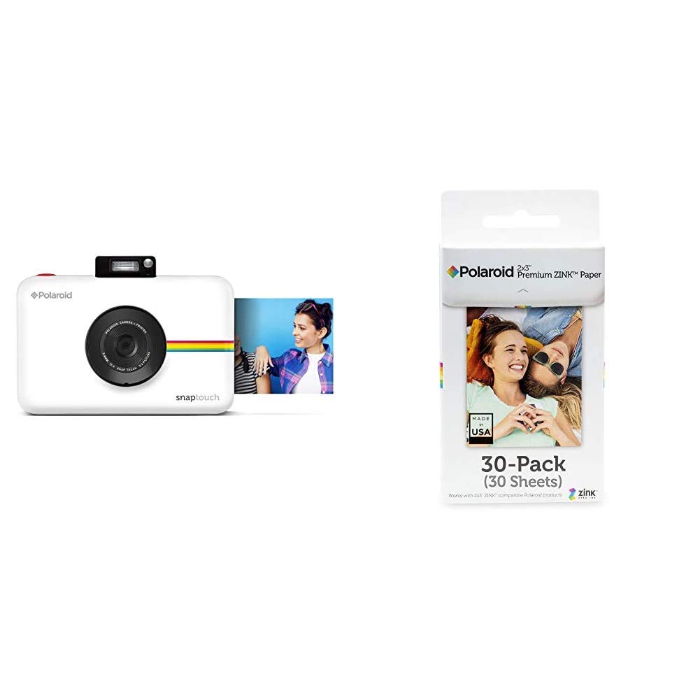 Polaroid Snap Touch Instant Print Digital Camera White And