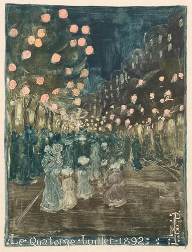 Affiche Bastille Day de Maurice Brazil Prendergast Poster Mural Art Animaux 60x90cm