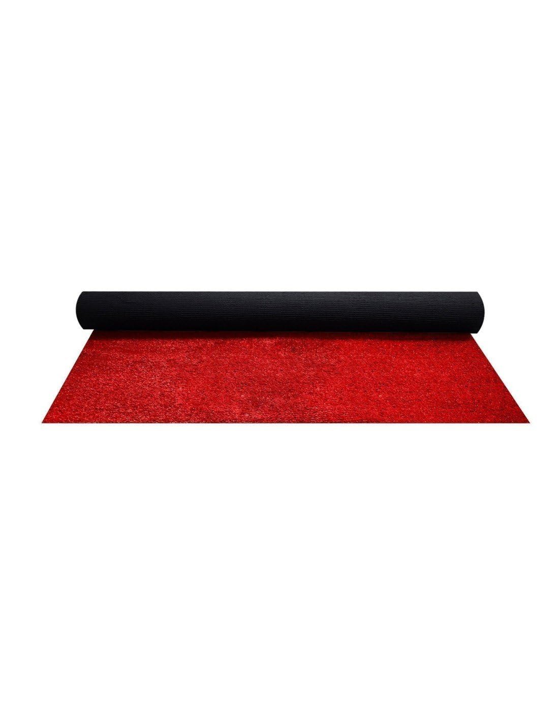 Jardin202 - Césped Artificial ColorPlus 10mm - Rollos | Alta Densidad | Césped para Eventos y Decoración | 2 x 4 Metros : 8 m2 (Roja)