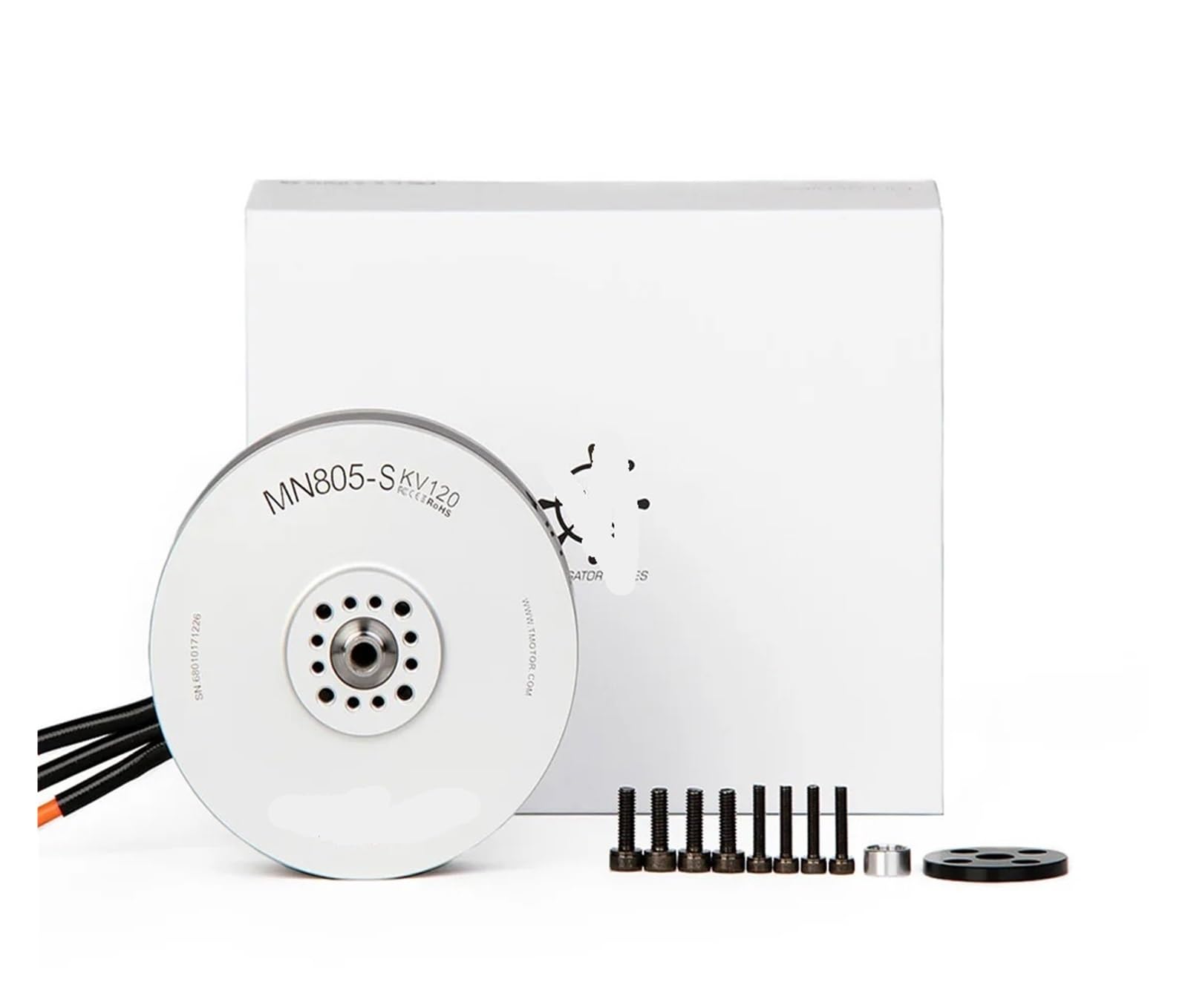 Empuje 16KG MN805-S KV120/KV150/KV170 Motor sin escobillas (LiPo) 6-12S, Compatible con VTOL, Dron multicóptero de Carga Pesada, Quadcopter(KV120)