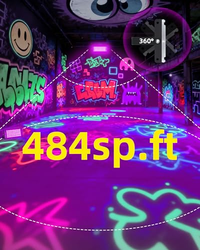 Image of 4 Pack 50W Black Light IP66 with Switch+6FT Cord for Halloween Glow Party