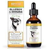 Allergy Relief Drops for Dogs, Helps to Naturally Support Seasonal Allergy & Itchy Relief for Dogs, Dog Itch Skin Relief, Immune Support for Dogs, Dog Liquid Supplements & Vitamins, 2 fl oz