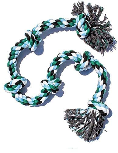 PSK PET MART Durable 6 Knot Knotted Cotton Rope Toys for Teeth Cleaning and Chewing, Small & Medium Dog/Cat/Puppy (Multicolor) (B09R9K1LQ3) Amazon Price History, Amazon Price Tracker