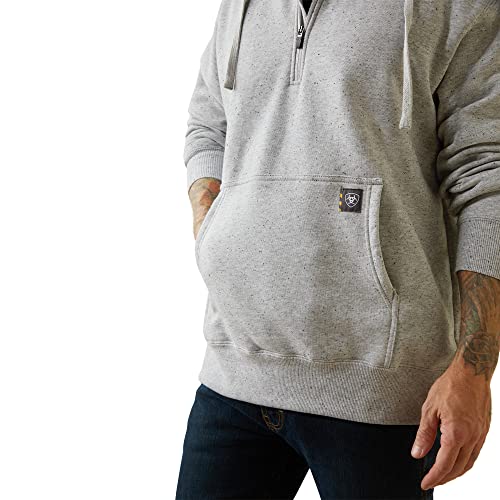 Image of ARIAT Men's Rebar Workman 1 /4 Zip Hoodie