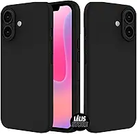 Capa Capinha Anti Impacto Para iPhone 16 Silicone Aveludado Premium (PRETO)