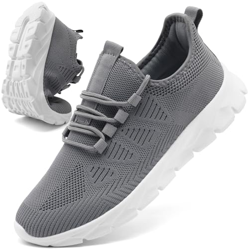 Image of ZGPWZWL Mens Running Shoes Fashion Sneakers for Walking Tennis Gym Shoes Slip On Lightweight and Comfortable
