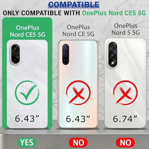 Image of Fashionury 3D Raised Transparent Crystal Clear Back Cover for OnePlus Nord CE 5 5G | Shockproof Design | Anti-Slip Grip | Camera Protection | 360 Degree Protection Mobile Case
