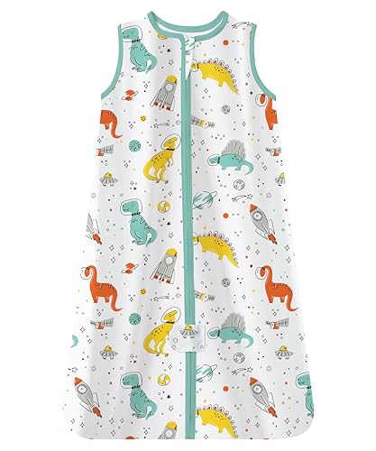 Image of TotAha Dinosaurs Toddler Sleep Sack 2T-3T-4T,0.5 TOG Lightweight, Stretchy, Silky Sleep Bag, Buttery Soft Wearable Blanket Baby Sleeping Sacks With 2-way Safe Zipper