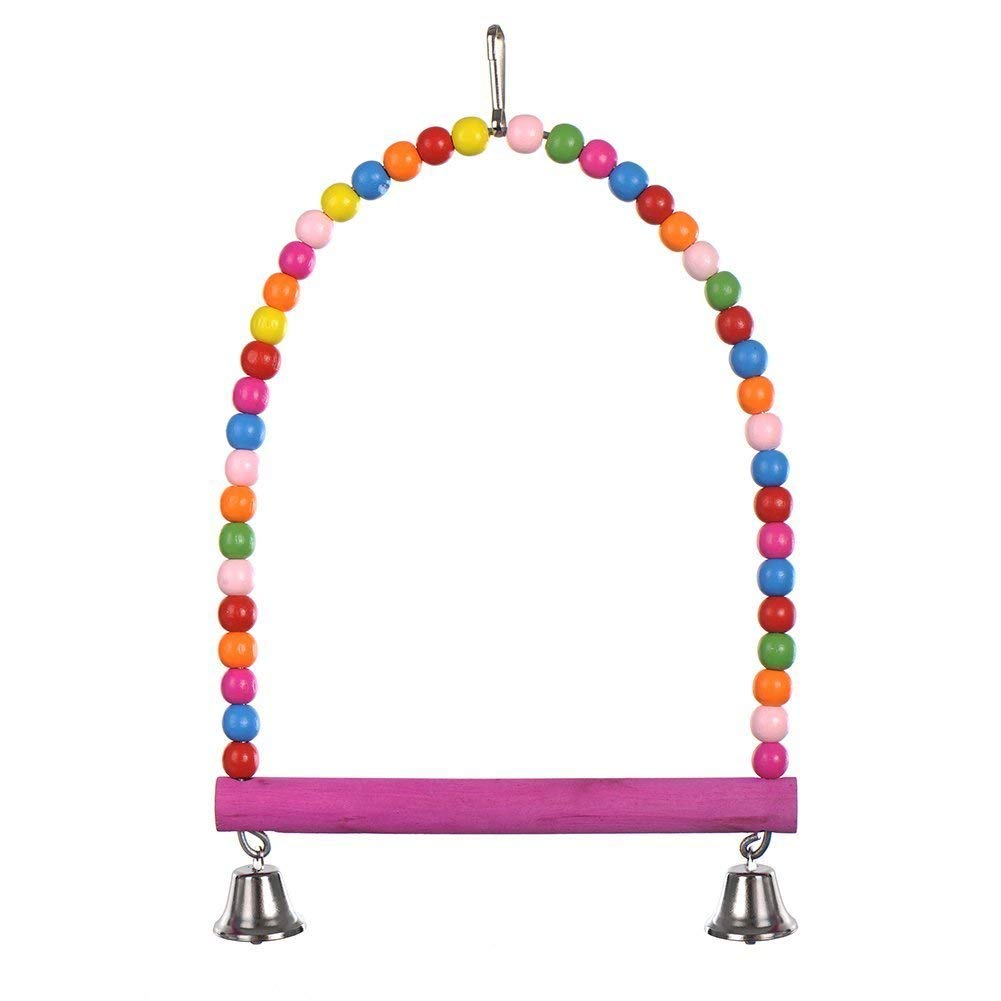 See full amazon price history chart for KSK Wooden Hanging Bell with Hammock Climbing Swing Colorful Pet Birds Cage Toys for Small Parakeet Cockatiel Conures Finches Budgie Love Birds. KSK Wooden Hanging Bell with Hammock Climbing Swing Colorful Pet Birds Cage Toys for Small Parakeet Cockatiel Conures Finches Budgie Love Birds. (B06XJS85RK) Amazon Price History, Amazon Price Tracker