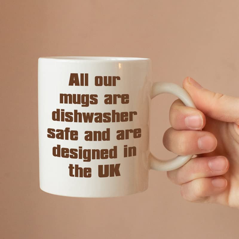Purely Home Letter Initial Personalised Mugs - Spotty Alphabet Bone China Coffee/Tea Cups (A) - Image 3