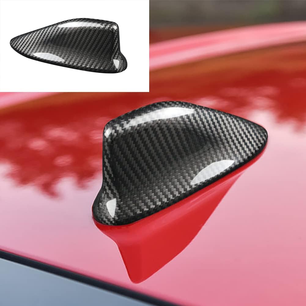Car Roof Shark Fin Antenna Trim Carbon Fiber Fit for Subaru BRZ Toyota 86 Scion FR-S