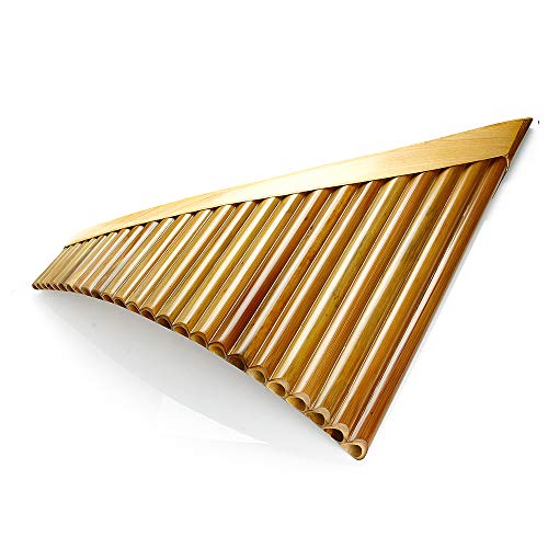 Professional Pan Flute Chinese Traditional Musical Instrument Pan Pipes Easy to Learn in 25 Pipes C Key (25-C-RT) - Thumbnail 2