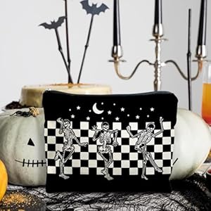 Spookygiftsforwomengothmakeupbagcosmeticpouchgothicgiftsforwomenhorrorgiftsforwomenspookydancingskeletonmakeupbagpouchhalloweenmakeupbag Urban Country Home Decor Spooky gifts for women goth makeup bag cosmetic pouch gothic gifts for women horror gifts for women spooky dancing skeleton makeup bag pouch halloween makeup bag urban country home decor