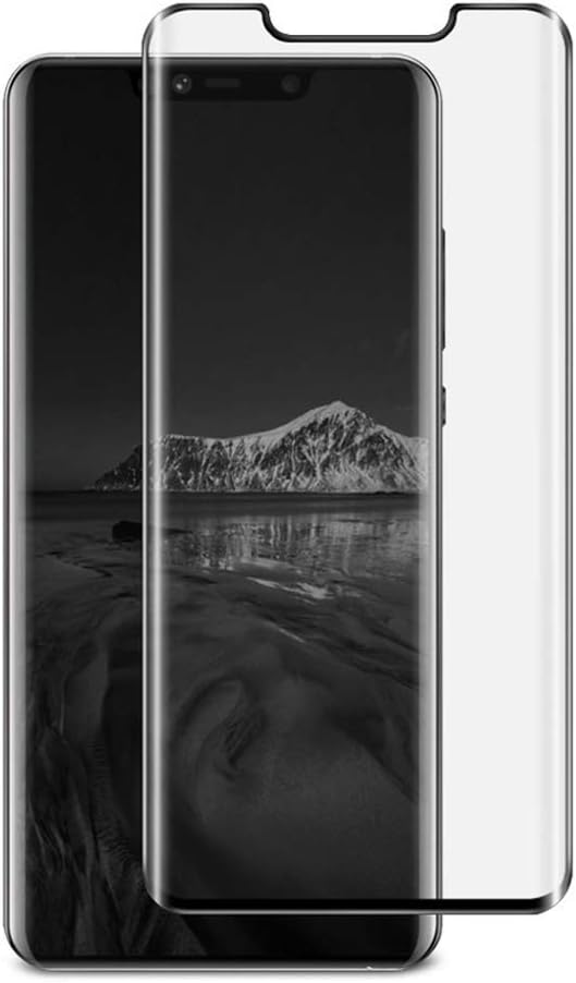 Compatible Huawei Mate 20 Pro Screen Protector Privacy Full Coverage, 2 Pack Ultra Thin HD 9H Hardness Curved Tempered Glass Film for Huawei Mate 20 Pro [Scratch Resistant][Anti-Fingerprint]
