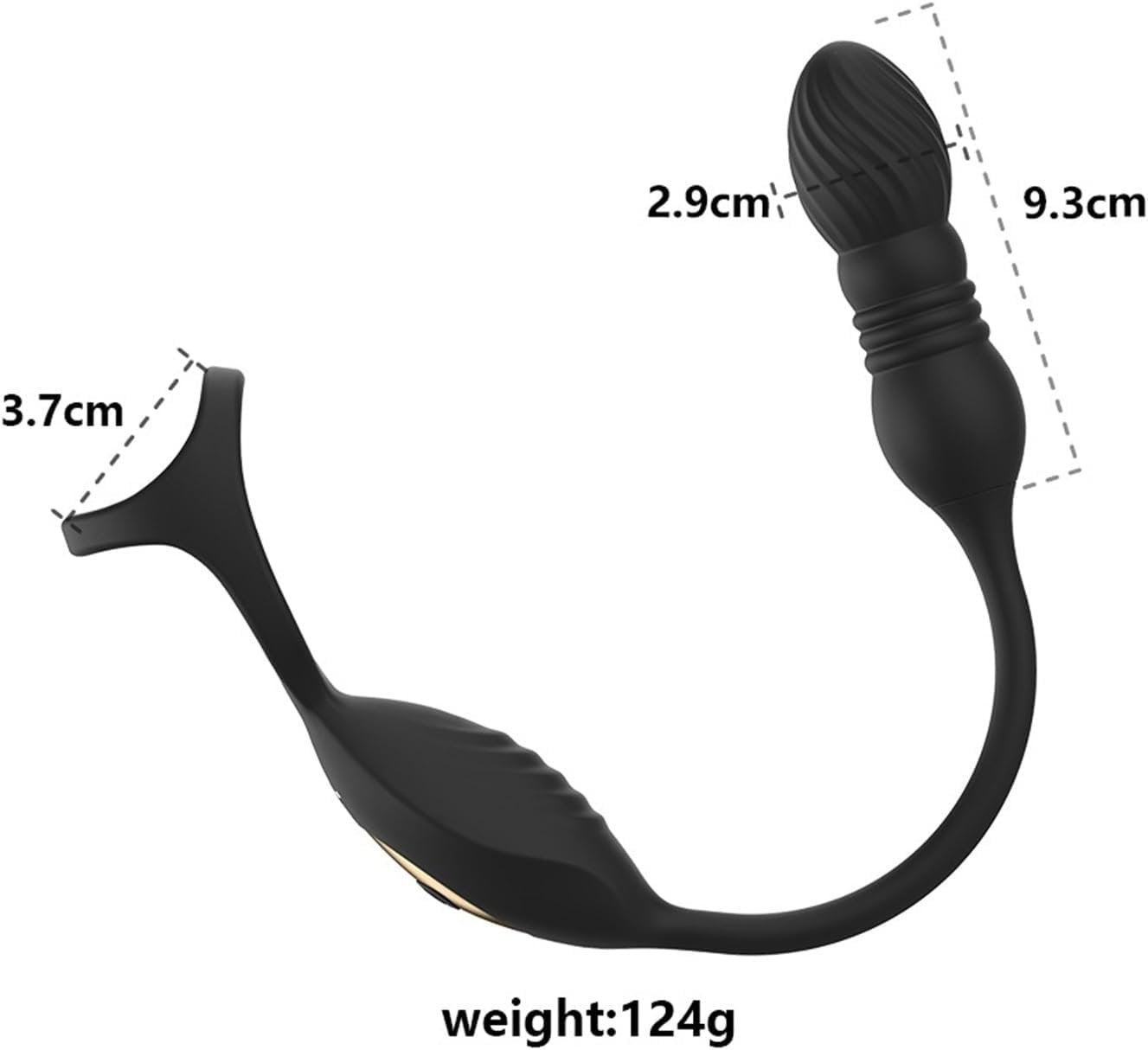 Vibrador Anal Estimulador Prostata con Anillo Pene, Plug Anales,con Vibración 10 Modos Telescópicos Consoladores.. Para Hombre con Vibración, Plug Anal Vibradorador Hombre Juguetes Eróticos