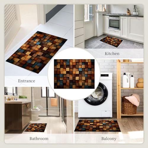 Tapis géométrique 3D effet visuel unique pour grand salon - 6