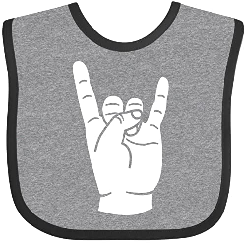 inktastic Rocker Horns Baby Bib