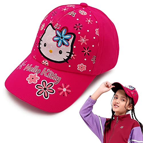 Image of VRITRAZ Kids Unisex Baseball Cap for Boys & Girls | Multiple Design, Adjustable Strap | Casual Cap (Age 4-12)