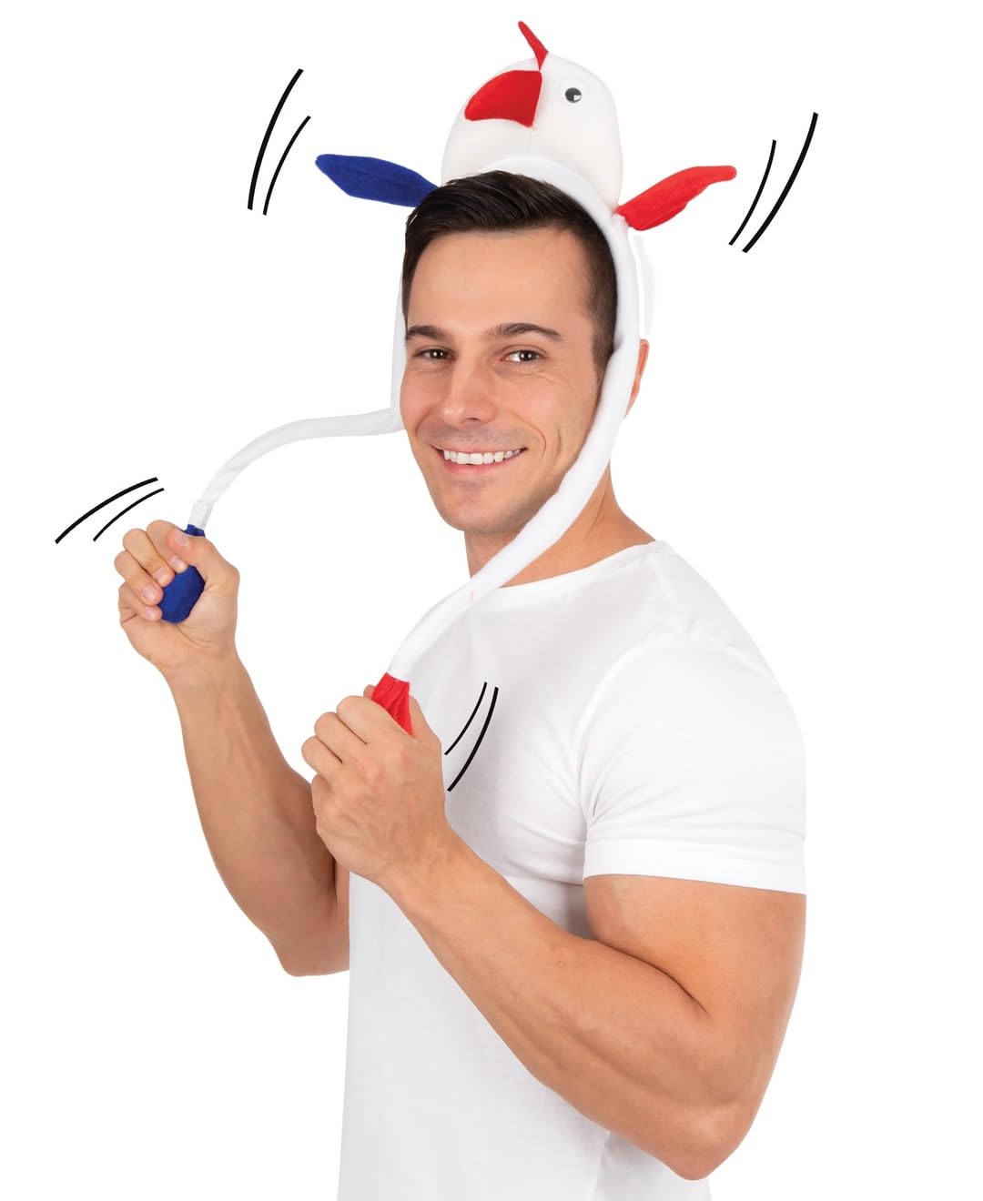 P'tit Clown Serre-Tête Bleu Blanc Rouge - Accessoire France