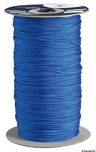 Tresse polypropylène haut de gamme OSCULATI bleu 3 mm durable