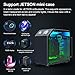 Yahboom Jetson Orin NX 8GB RAM Super Kit with Jetson Case, USB Microphone Camera, 256GB SSD Electronic Kit Intelligence ROS (Orin NX 8GB SUB Mini PC Kit)