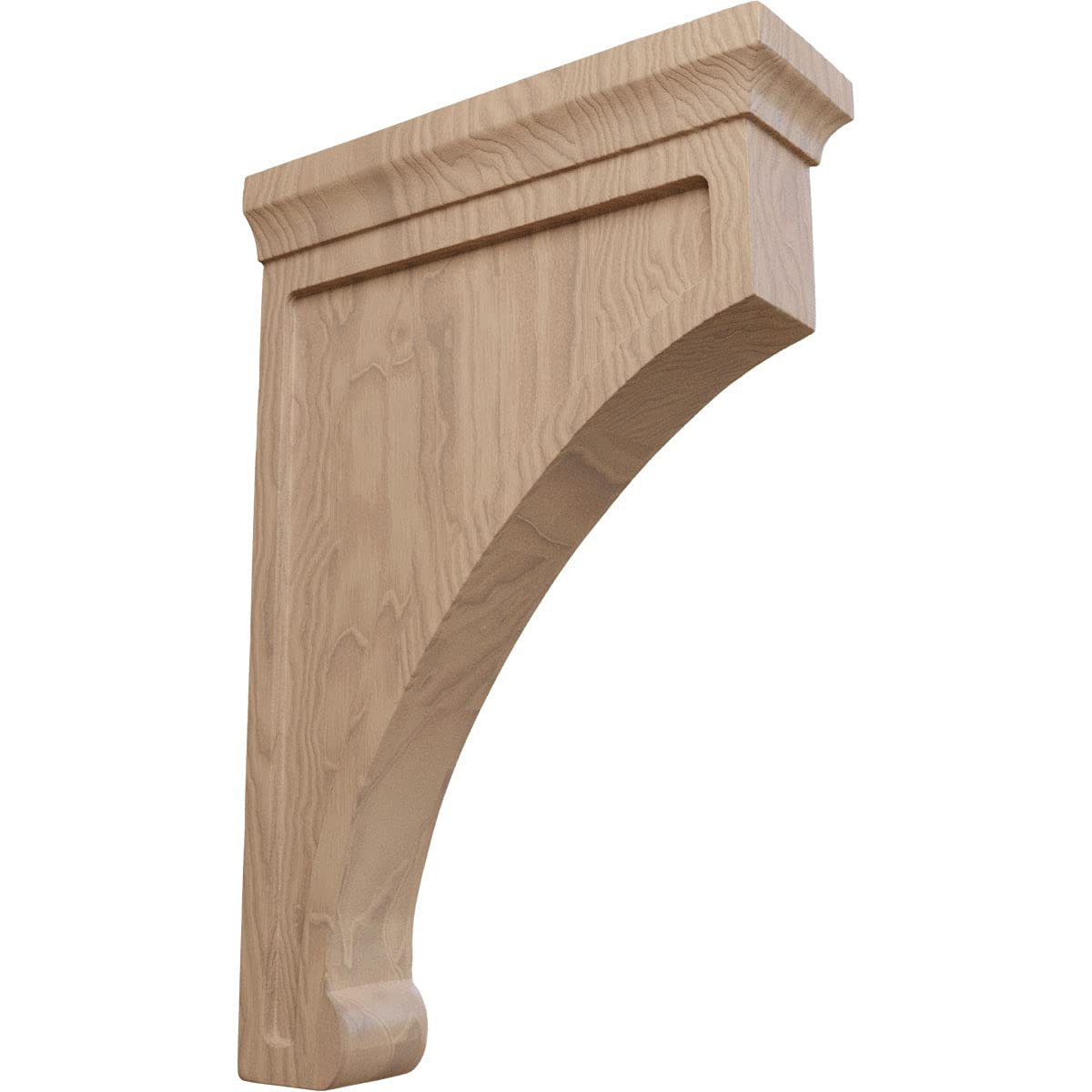 Ekena BKTW02X08X12GOGM 2 1/2-Inch Width x 8-Inch Depth x 12-Inch Height X-Large Gomez Wood Bracket - Mahogany