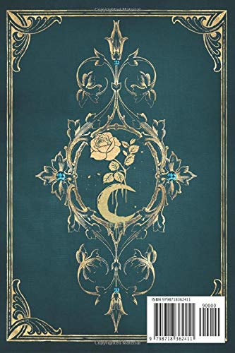 Flower Moon: Lined Notebook - 120 pages - Old Magic Vintage Book (Magical English Notebooks) - Image 2